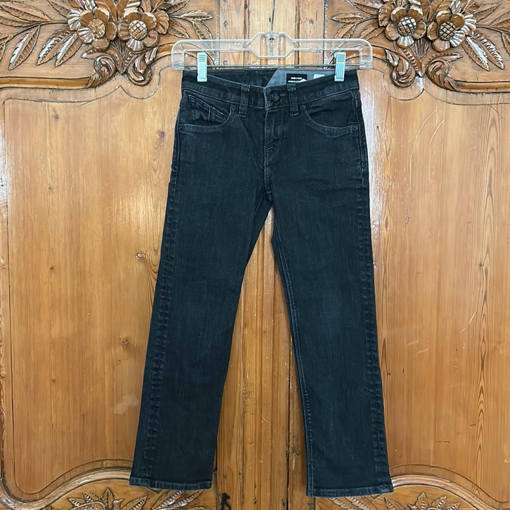 Volcom Solver Modern Staight Bkack Stone Wash